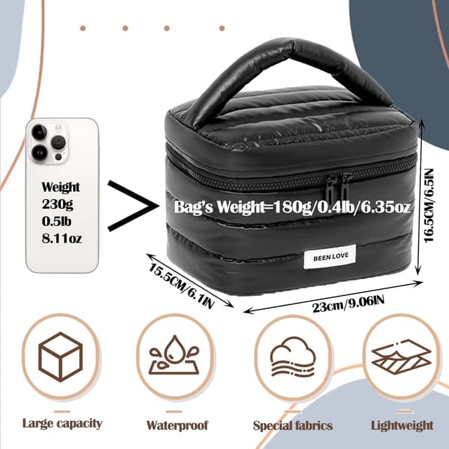 Thumbnail 2 de Portable Large Capacity Makeup Bag for Women & Travel 💄