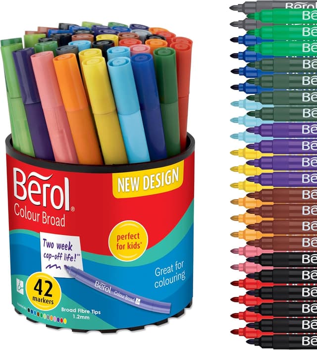 Imagen de Berol Felt Tip Colouring Pens 1.2mm en OfertitasTOP