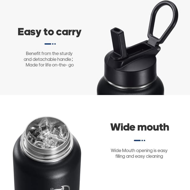 Thumbnail 4 de HydroPal Vacuum Insulated Water Bottle 1200ml 💧