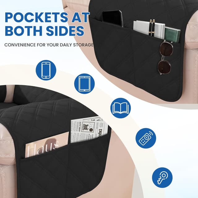 Thumbnail 6 de YSTELLAA Housse fauteuil relax 1 place