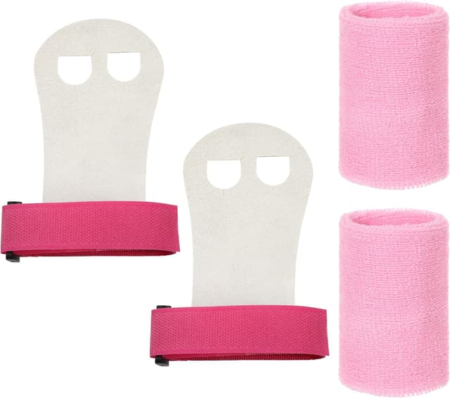 Detalle de TINY TUMBLERS Gymnastics Bar with Rings & Hand Grips for Kids (Adjustable 90–150 cm)