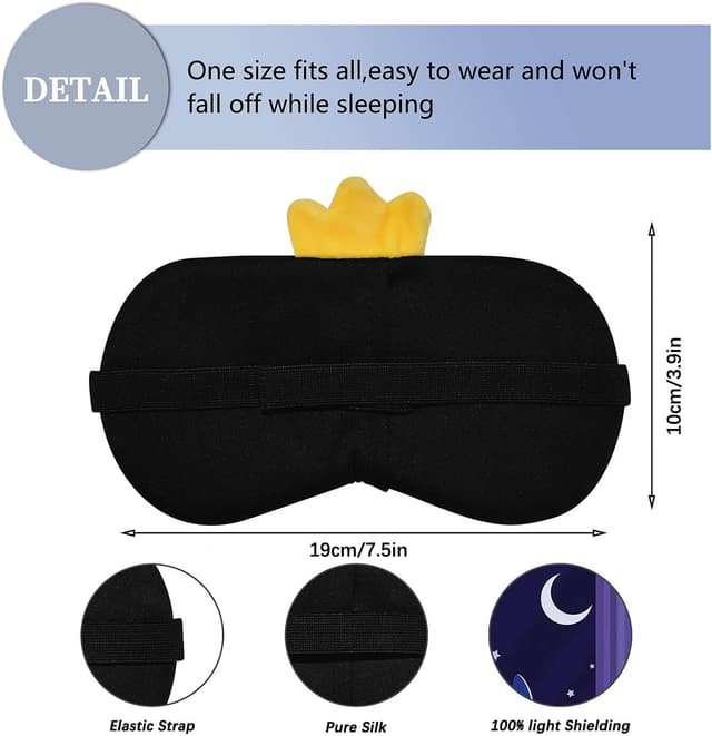 Thumbnail 4 de Mezeic Schlafmaske Küken Augenmaske