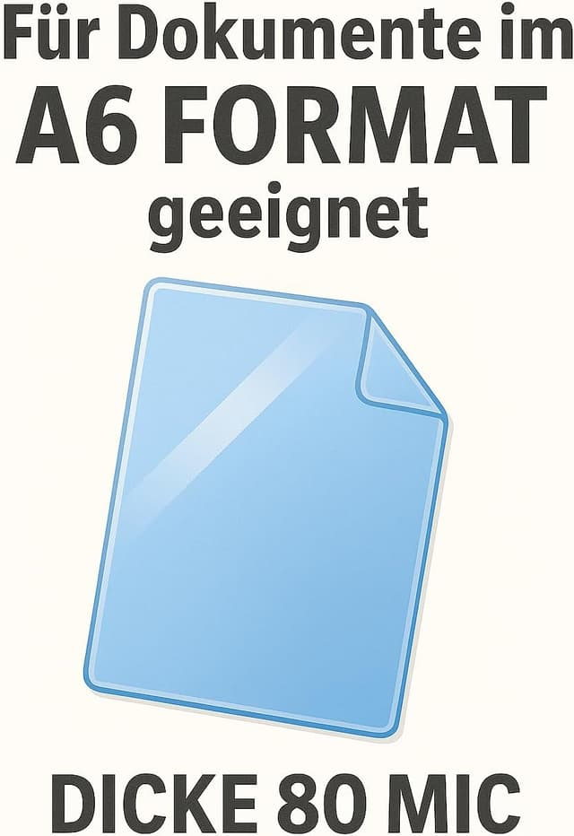 Detalle de Peach A6 Laminierfolie 80 mic, 100 Pouches