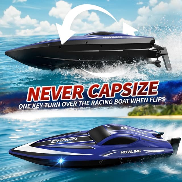 Thumbnail 4 de Bateau télécommandé RC 35 km/h 🚤