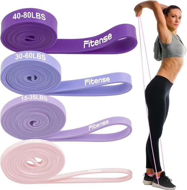 Imagen de Fitense Resistance Bands Set 4 Widerstandsstufen en OfertitasTOP