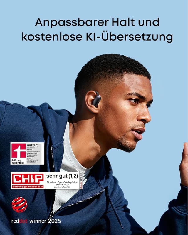 Detalle 2 de soundcore AeroFit 2 Open-Ear Kopfhörer