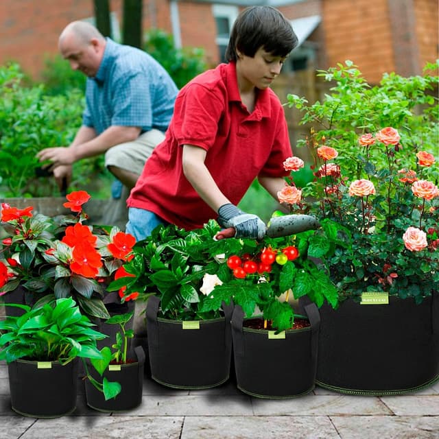 Thumbnail 4 de Mactoou Grow Bags 5 Gallon 5 Pack