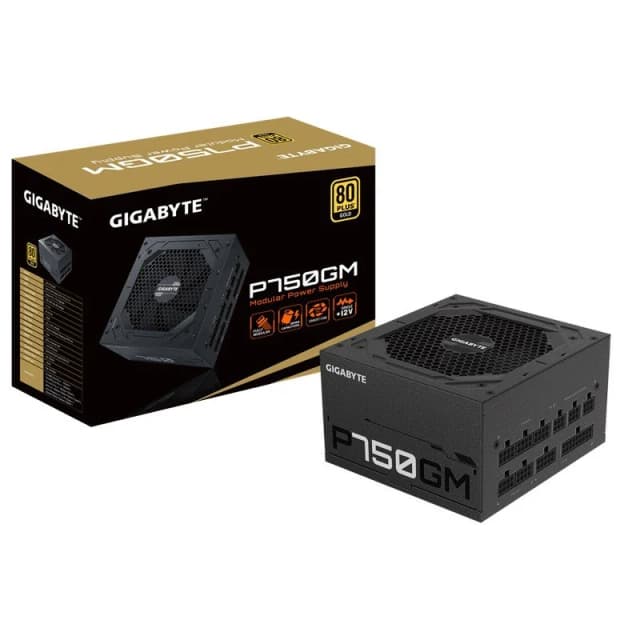 Detalle de Gigabyte P750GM 750W 80 Plus Gold modular