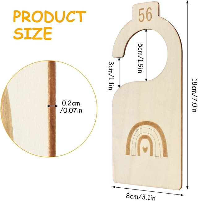 Detalle 2 de Baby-Kleiderschrank-Trennwände 10 Stück