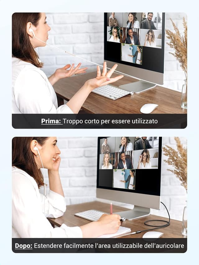 Detalle de UGREEN Cavo Prolunga 3,5mm 2m