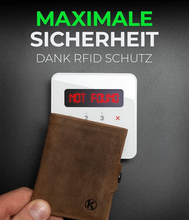 Thumbnail 3 de KORUTA Slim Wallet XL Münzfach RFID Schutz