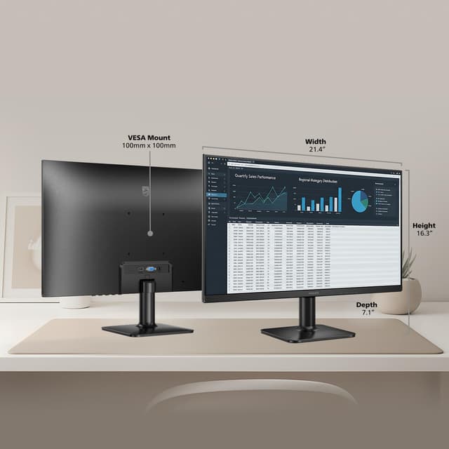 Detalle 2 de Philips 24E2N2100 24-inch IPS FHD 120Hz Gaming/Office Monitor with HDMI & VGA (Eye Care, VESA)