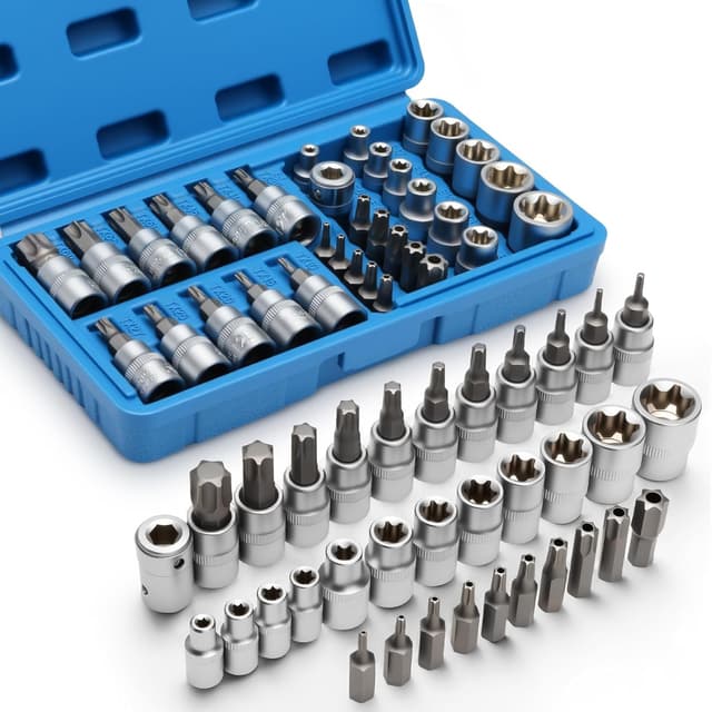 Detalle de 34-Piece Torx Star Bit Socket Set 3/8-inch