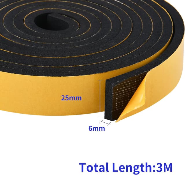 Detalle 2 de 25mm EVA foam self-adhesive tape strip