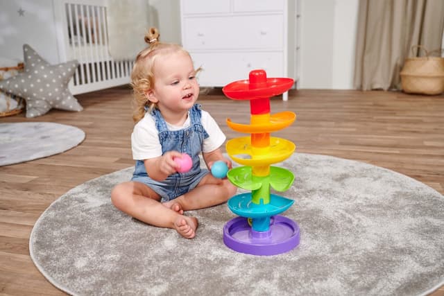 Detalle 2 de Regenbogen Kugelturm 40 cm ABC Simba