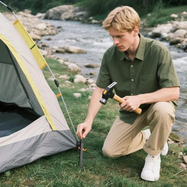 Thumbnail 1 de goldmiky Piquets de Tente Robustes 25 cm