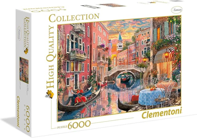 Detalle de Clementoni 36524 „Venedig bei Sonnenuntergang“ Puzzle mit 6000 Teilen (ab 14 Jahren)