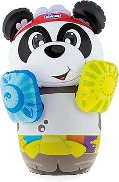 Detalle de Chicco Panda Boxing Coach 🥊, Saco Inflable Divertido para Niños