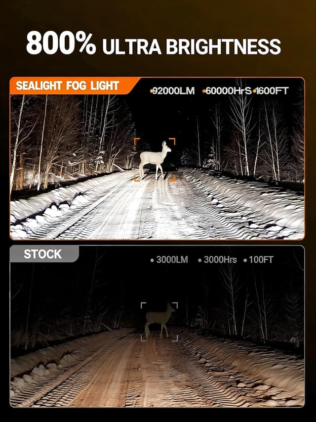 Detalle 2 de SEALIGHT S6 H11 92,000 Lumens LED Combo