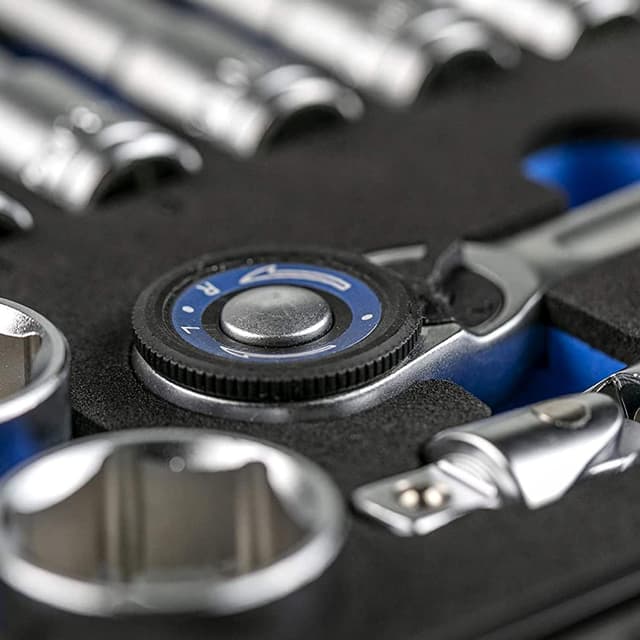 Thumbnail 3 de Högert HT1R465 Set attrezzi 3/8" 36 pezzi