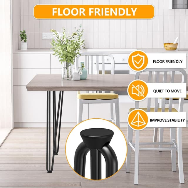 Thumbnail 2 de Signstek 28" Metal Table Legs 71 cm 10 mm