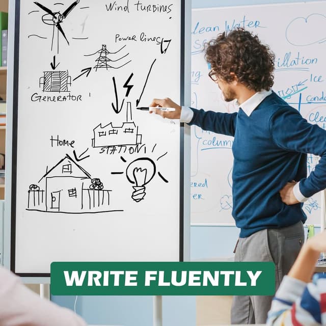 Thumbnail 4 de colpart Dry Erase Markers 90-pack black ๐