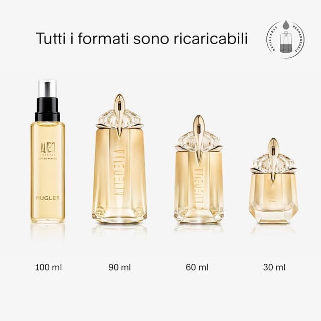 Thumbnail 3 de Alien Goddess Eau de Parfum donna MUGLER, floreale ambrato e legnoso ricaricabile da 90 ml