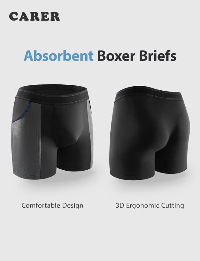 Detalle 2 de Pack de 2 boxers incontinence bambou XL