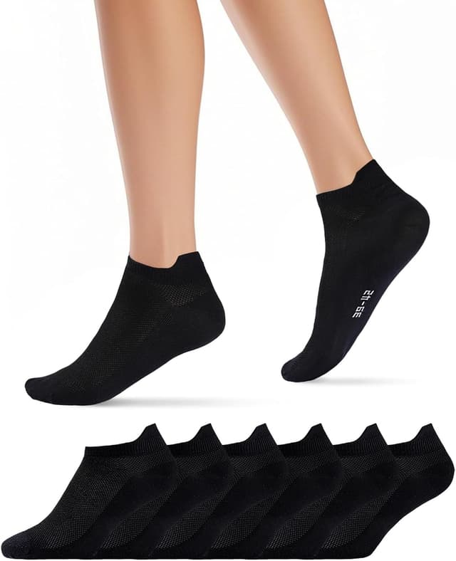 Detalle de Effeet Chaussettes Running Anti-ampoules (lot de 6 paires) basses respirantes homme/femme