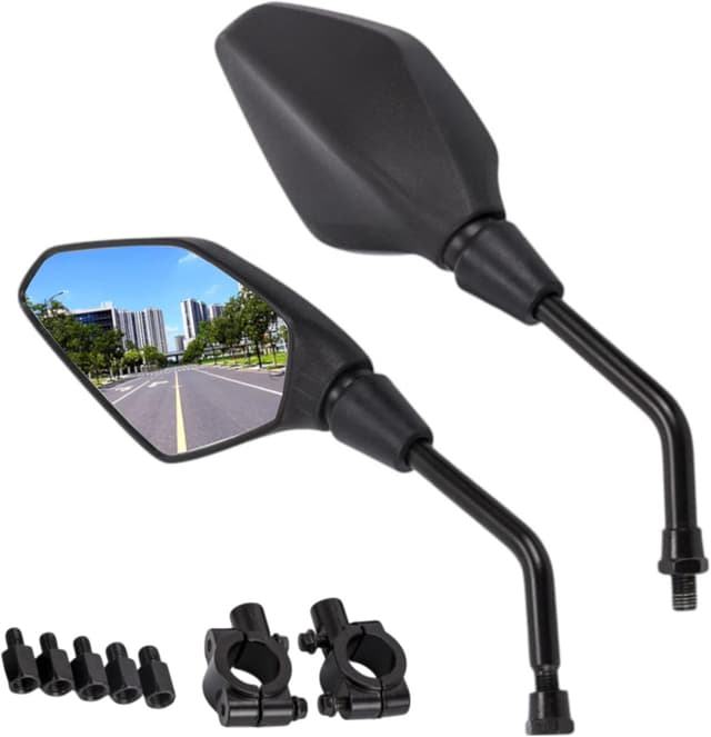 Imagen de Espejos retrovisores moto homologados E24 360° 22mm en OfertitasTOP