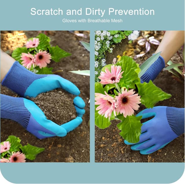 Detalle de Kynup Gartenwerkzeug-Set (7-teilig) mit Aufbewahrungstasche – praktische Handwerkzeuge für die Gartenarbeit