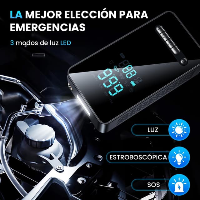 Thumbnail 4 de Inflador Ruedas Coche Portátil 150 PSI