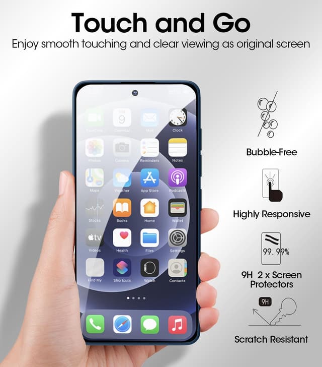 Thumbnail 4 de Kukiwhy Hülle für Samsung Galaxy A52S 5G/A52 Dunkel Blau