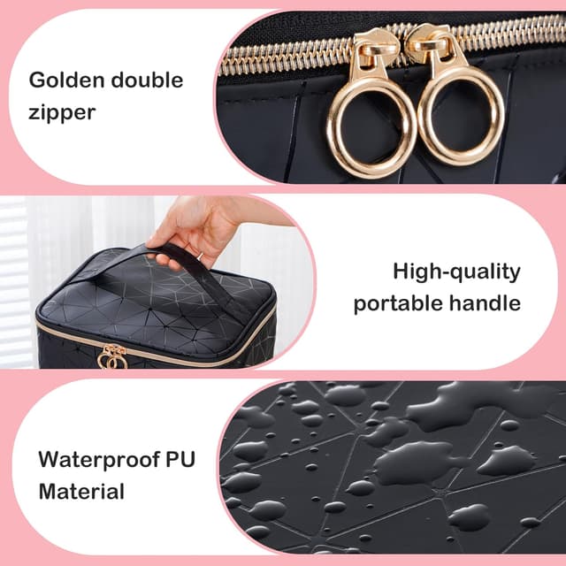 Detalle 2 de Uross Nail Polish Organizer Bag 30-bottle