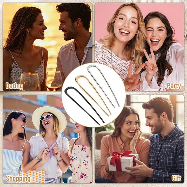 Thumbnail 6 de Aucuu Pinzas Francesas en U 3 unidades