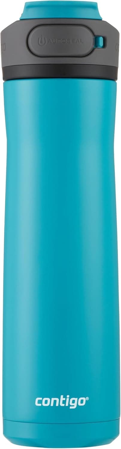 Thumbnail 6 de Contigo Cortland Chill 2.0 Stainless Steel Water Bottle with AUTOSEAL Lid, 24 oz (Juniper & Azalea) — 2-Pack