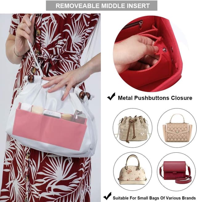 Detalle de Bag organiser insert with 4 exterior pockets