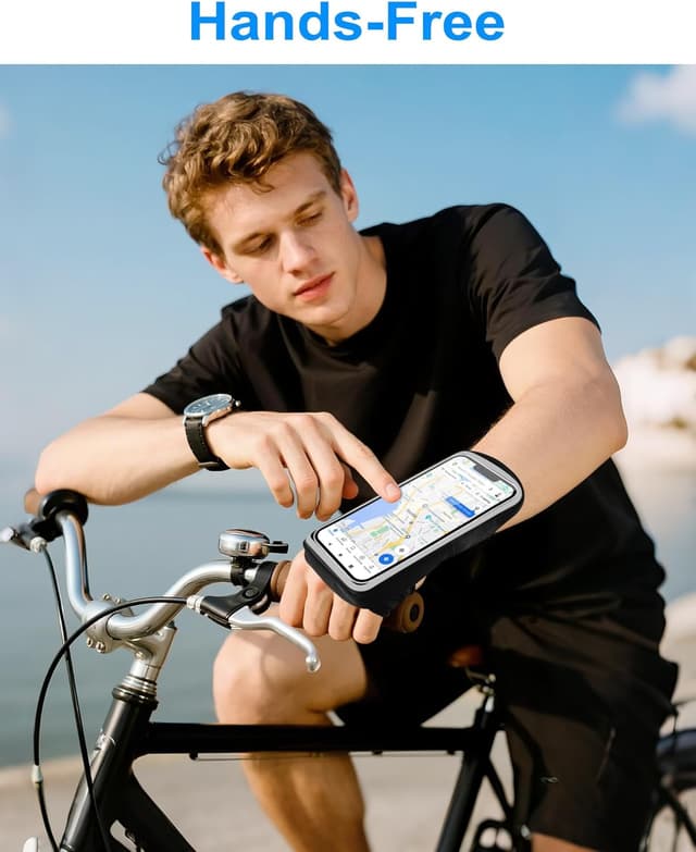 Thumbnail 6 de Razobws Porta telefono da braccio regolabile per corsa fino a 6,9"