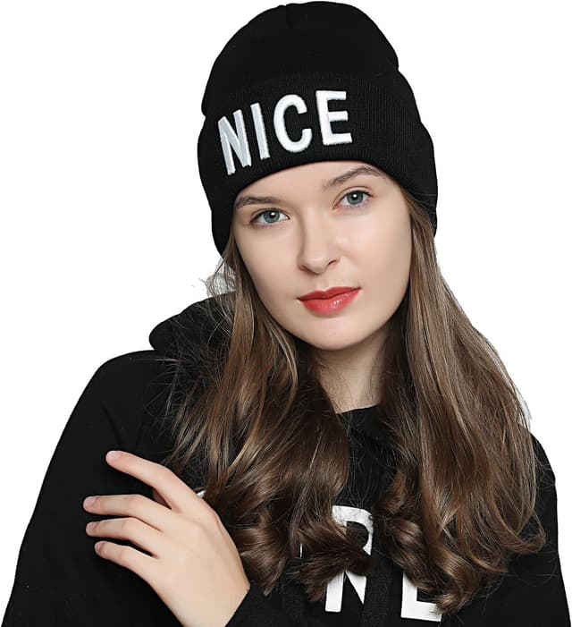 Detalle de DonDon Beanie invernale donna nero