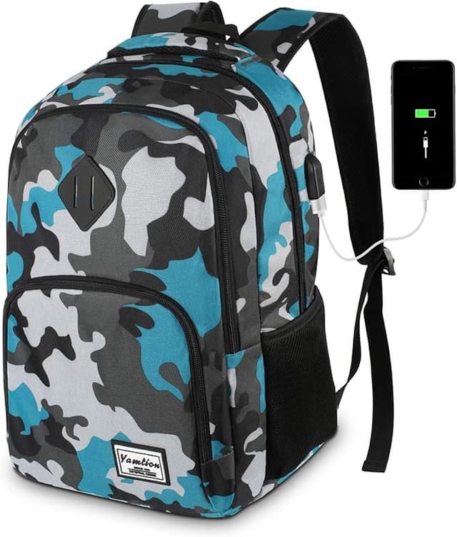 Detalle de YAMTION Mochila 17.3" para escuela, trabajo y viajes