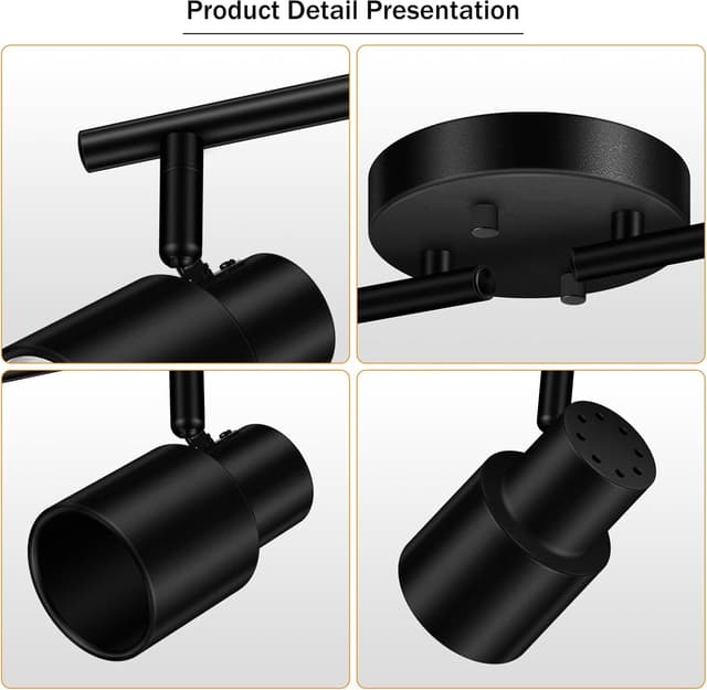 Thumbnail 4 de BoostArea LED 4-Light Track Lighting Kit for Rooms