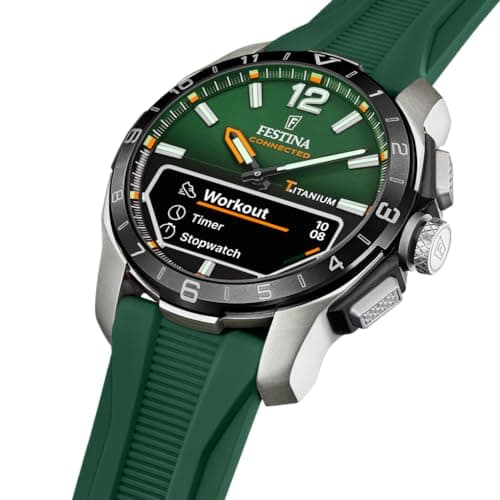 Detalle de Festina Reloj Inteligente Hombre Híbrido Connected D F23000/2 (caucho verde)