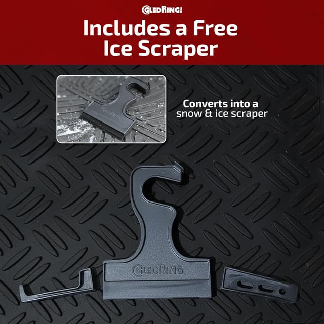 Thumbnail 6 de Gledring Satz Gummimatten für BMW X1 (U11) ab 2022 – T Profil, 4-teilig inkl. Montageclips