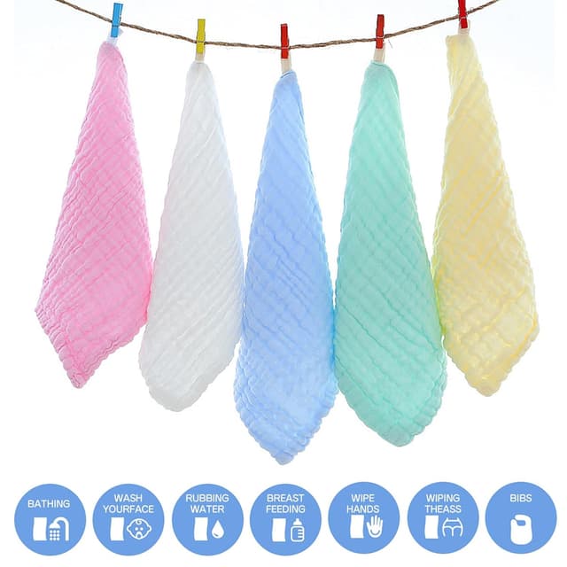 Thumbnail 6 de EXTSUD Baby Waschlappen 25x25 cm, 10er