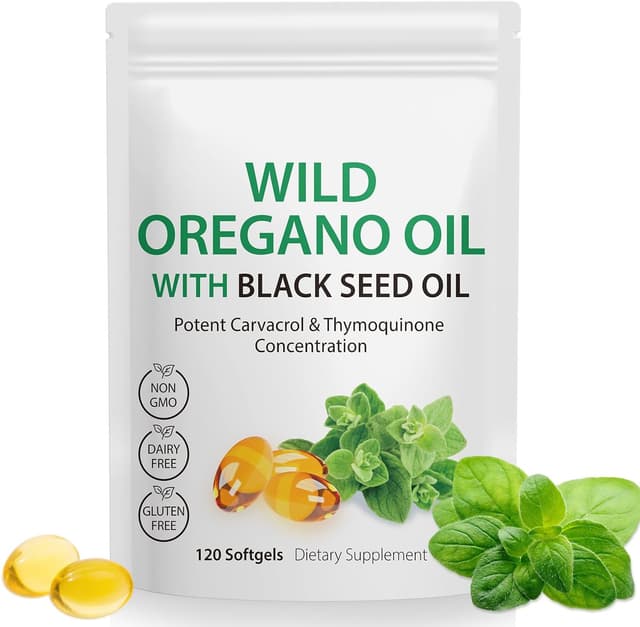Imagen de Oregano Oil 6000mg softgels supplement en OfertitasTOP