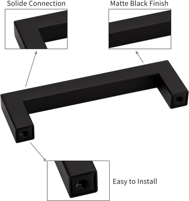 Detalle de LONTAN Schrankgriffe 10 Stück 128 mm