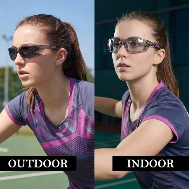 Detalle 2 de Myiaur photochromic running sunglasses with polarised UV400 lenses