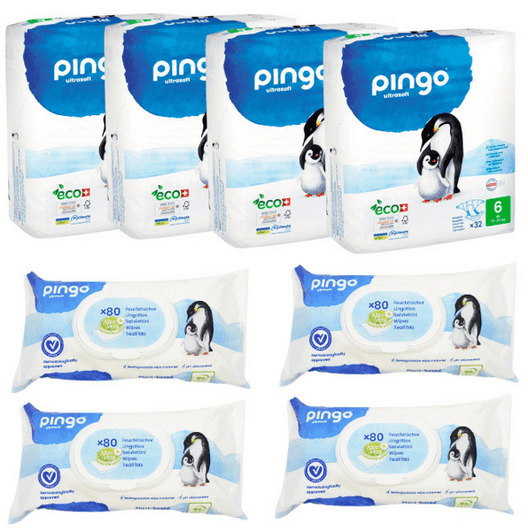 Imagen de Pingo Pañales Talla 6 pañales 4x32 uds en OfertitasTOP
