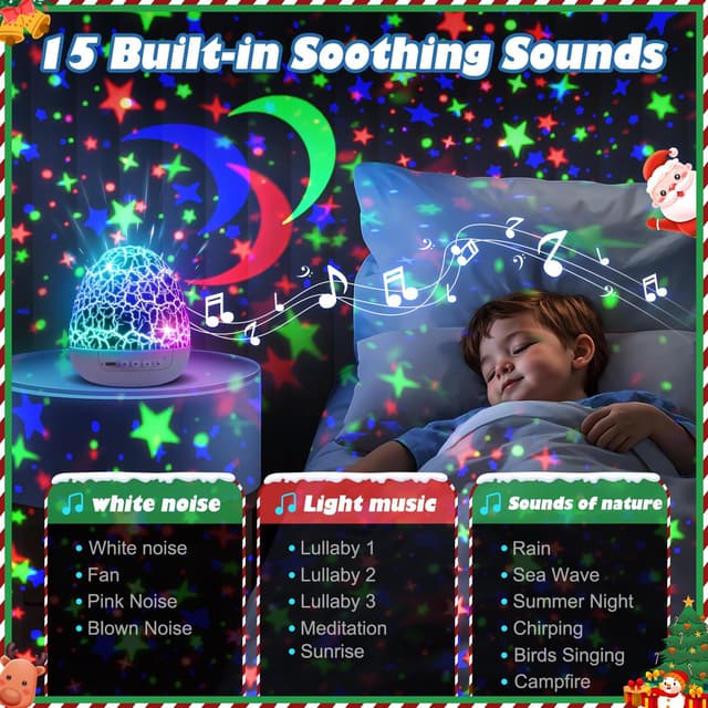 Detalle de Staryou Nachtlicht Sternenhimmel Projektor 31 Farben