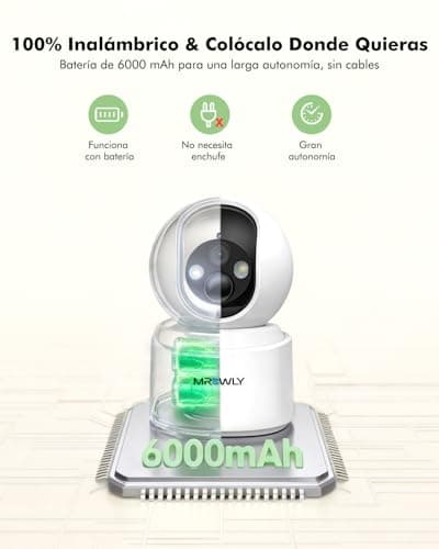 Detalle 2 de Mrowly Mrowly 2.5K 4MP cámara WiFi interior
